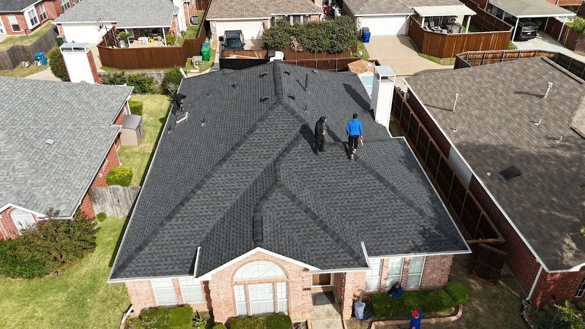 Slate & Tile Roof Repair work in progress on a Champion Heights property